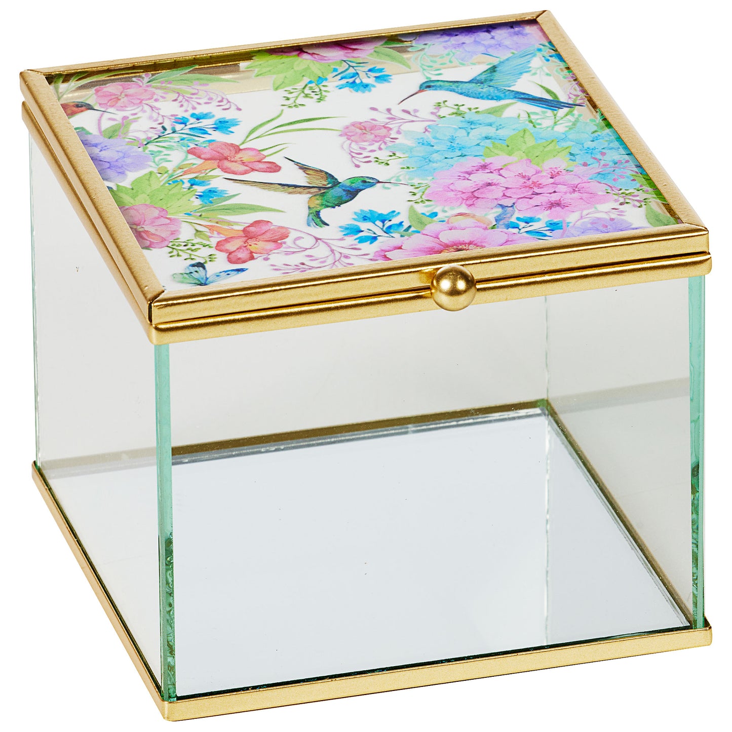 Le Jardin Glass Jewellery Box