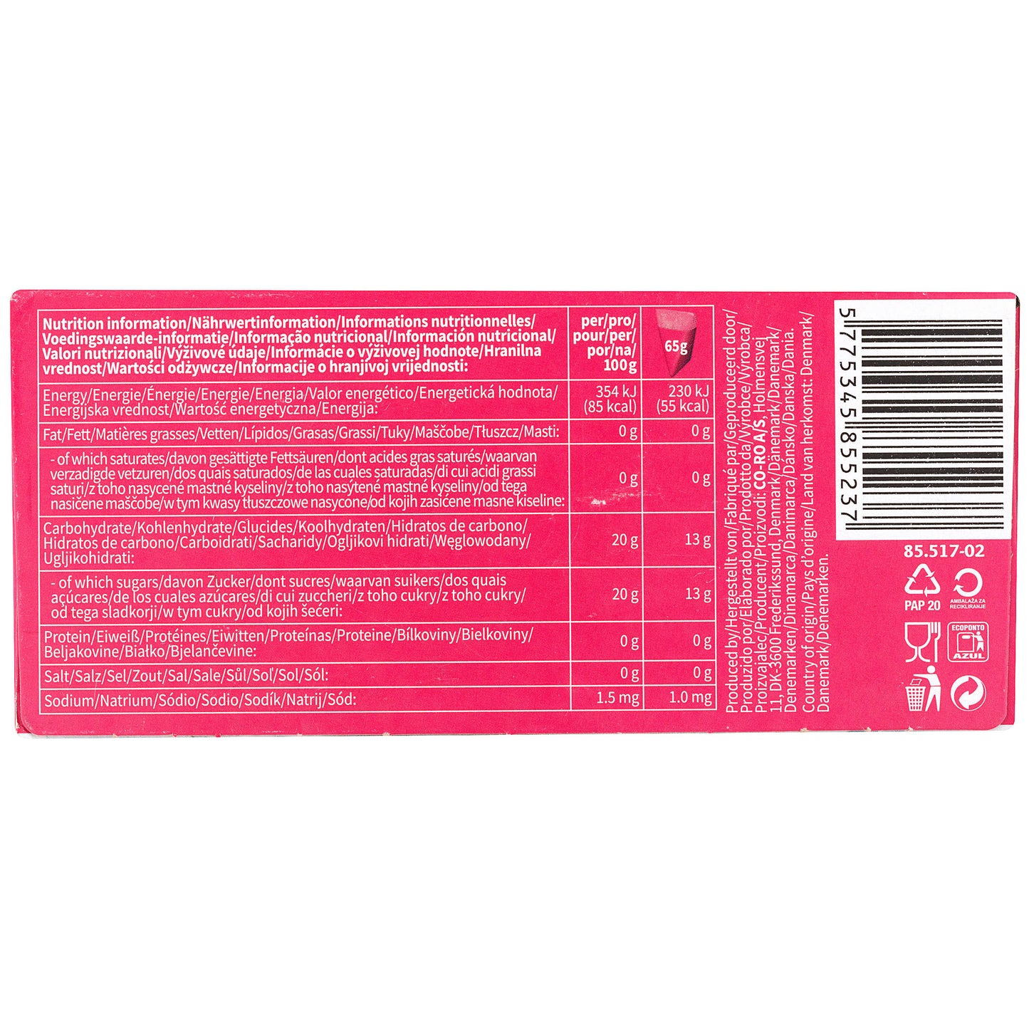 Sunquick Ice Lollies Raspberry 10pk 60mL