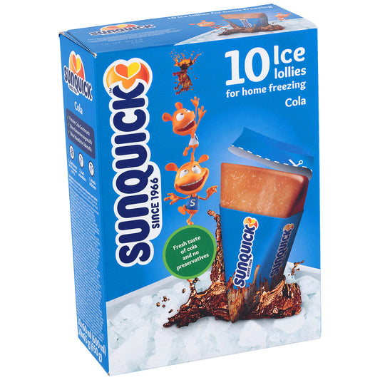 Sunquick Ice Lollies Cola 10pk 60mL