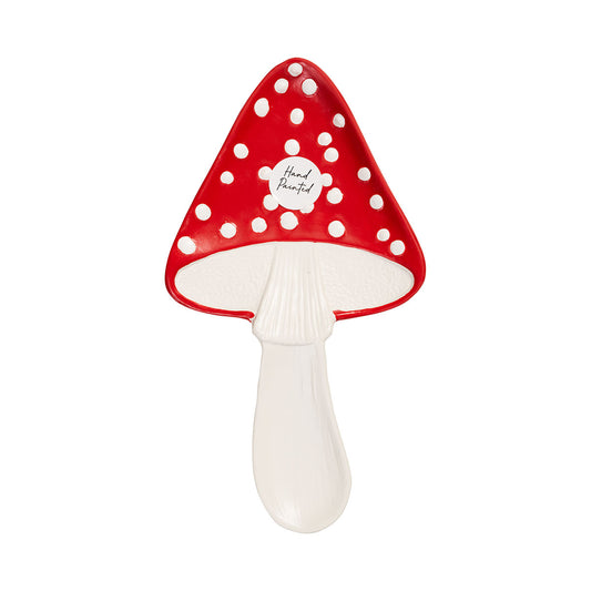 Red Mushroom Spoon Rest