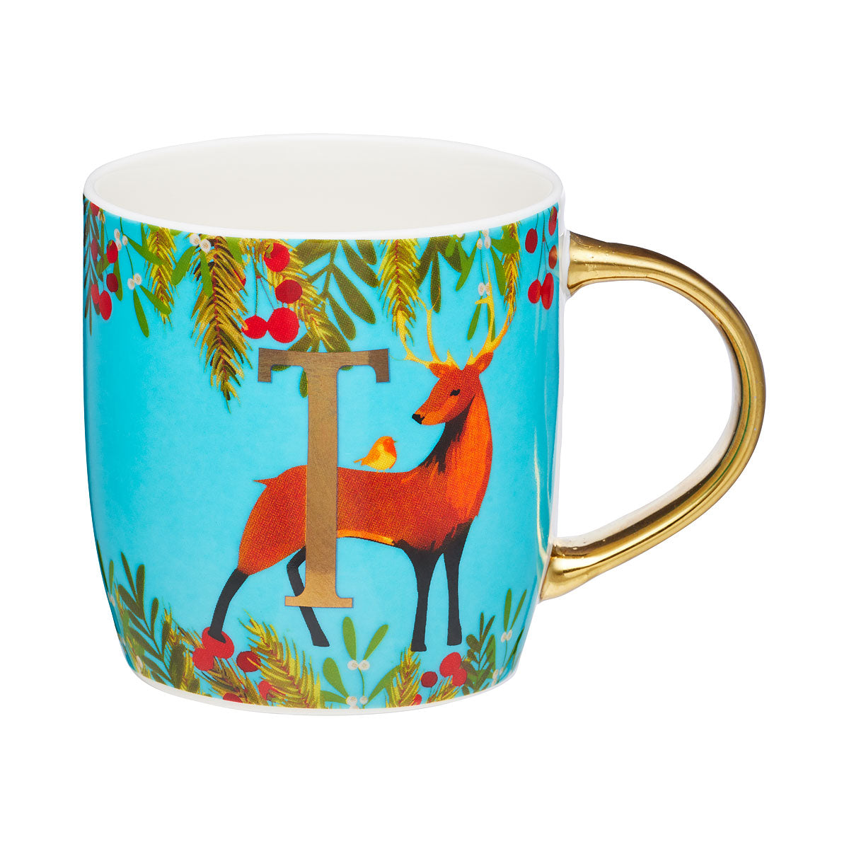 Woodland Monogram Mug B,E,T