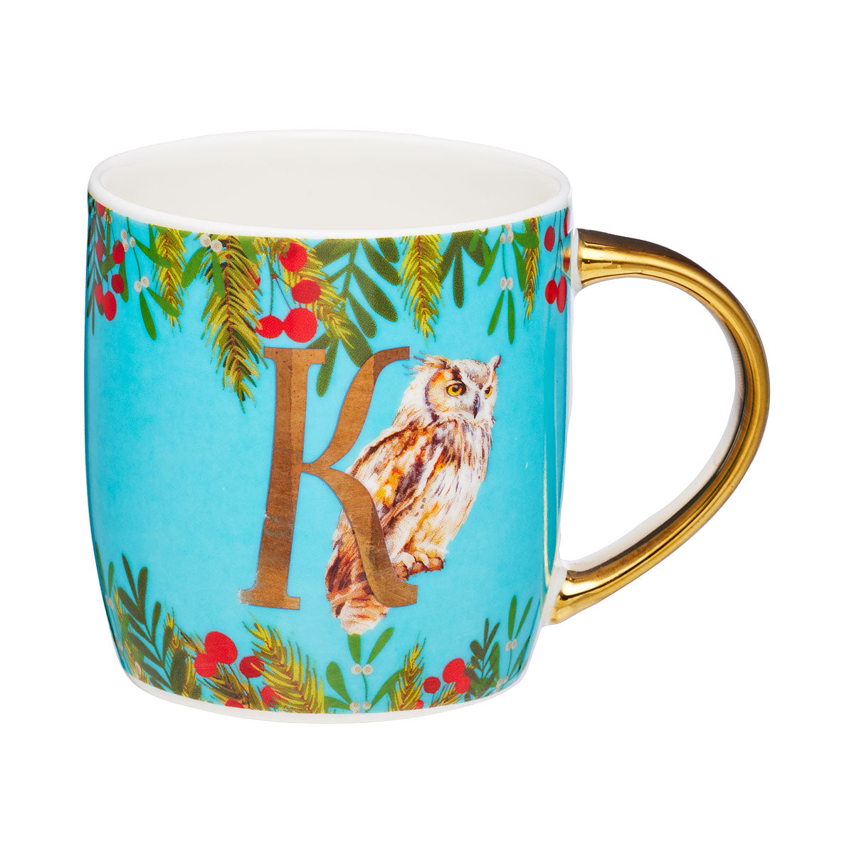Woodland Monogram Mug K,H,N