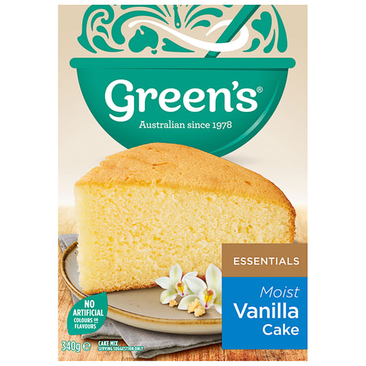 Greens Essentials Vanilla Cake Mix 340g
