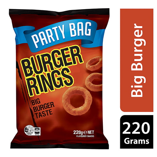 Burger Rings Party Bag 220g