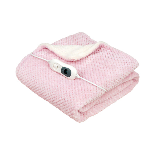 Heated Throw Pink 160x120cm