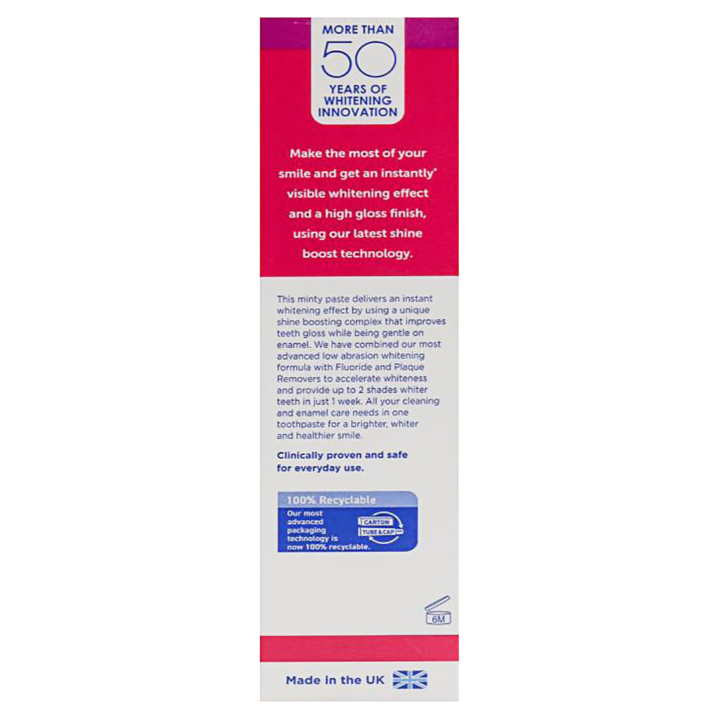 Pearl Drops Toothpaste Bright White 100g