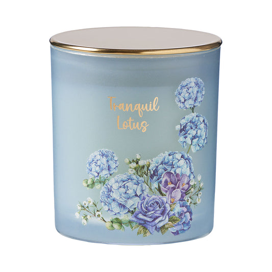 Le Jardin Candle Frost Hydrangea Lid Assorted