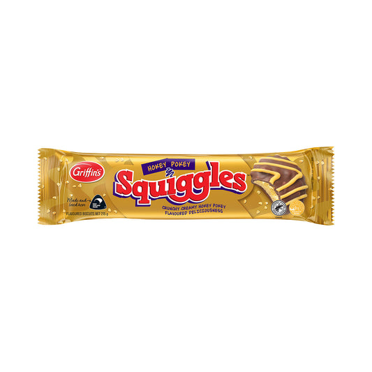 Griffins Squiggles Hokey Pokey Biscuits 215g