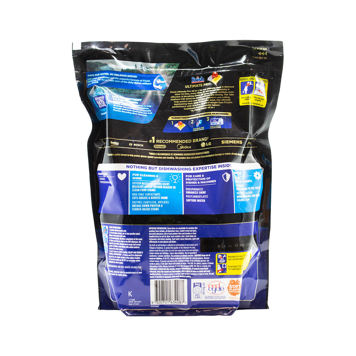 Finish Tab Ultimate All in 1 Lemon 65pk