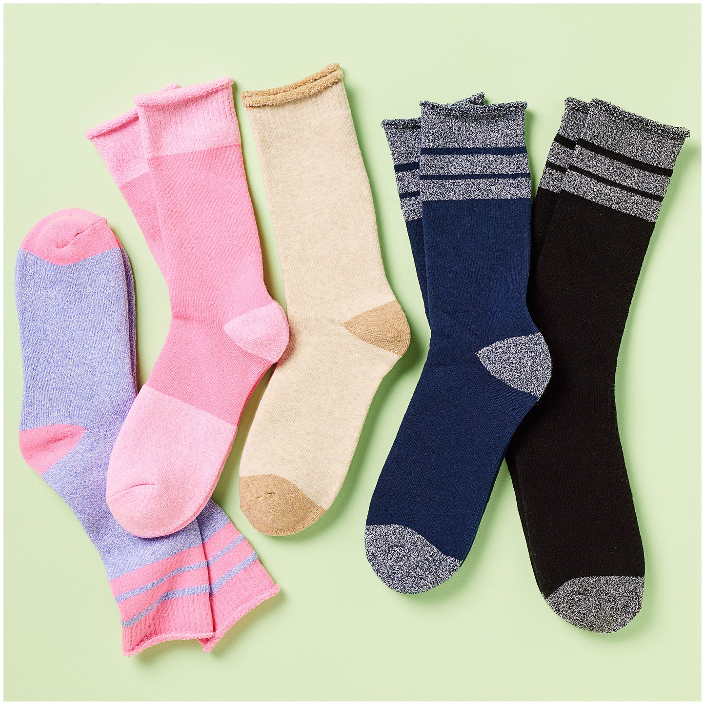 Women's Cotton Terry Sock Assorted