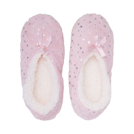 Sherpa Slipper with Stars Assorted
