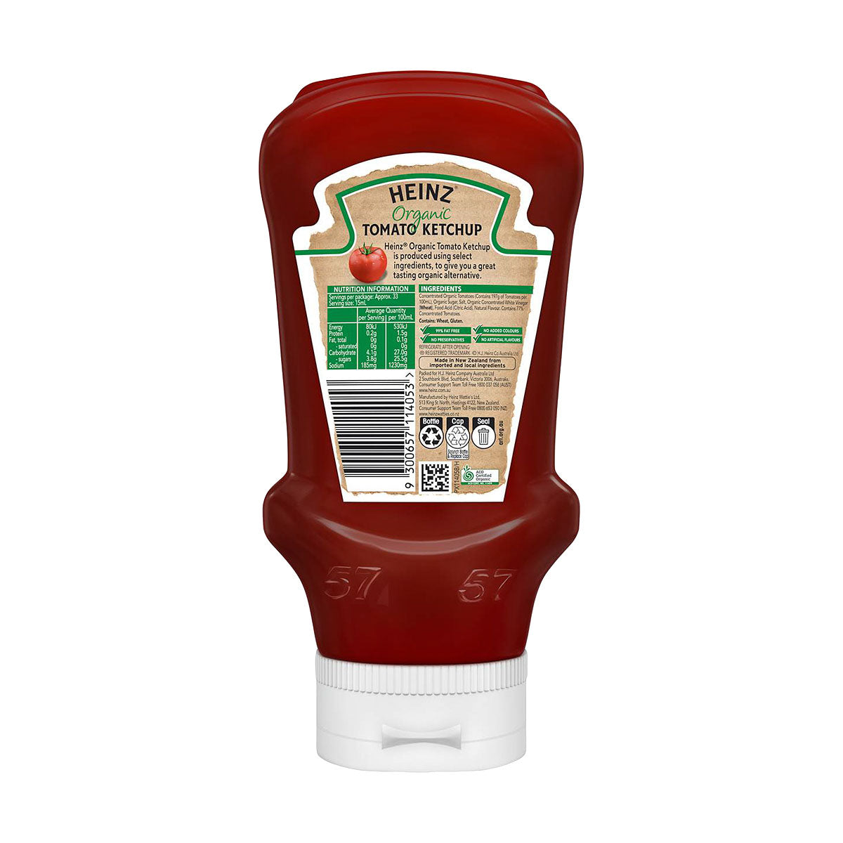 Heinz Organic Ketchup 500mL