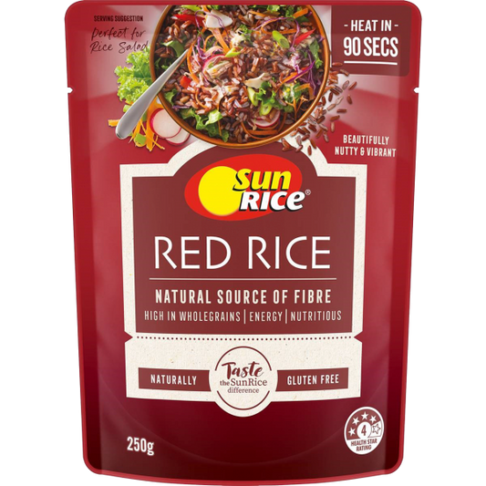 Sunrice Microwave Red Rice Pouch 250g