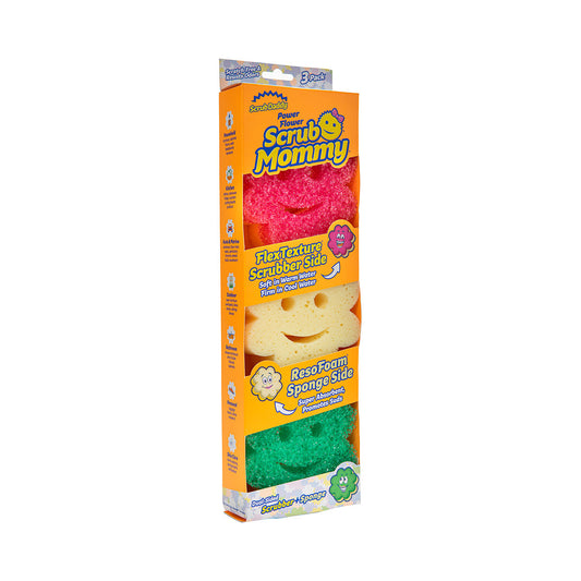 Scrub Daddy Scrub Mommy Power Flower 3pk