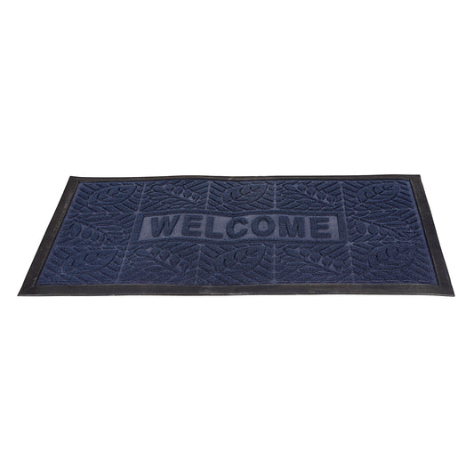 Door Mat Rubber Backed Welcome 74x45cm