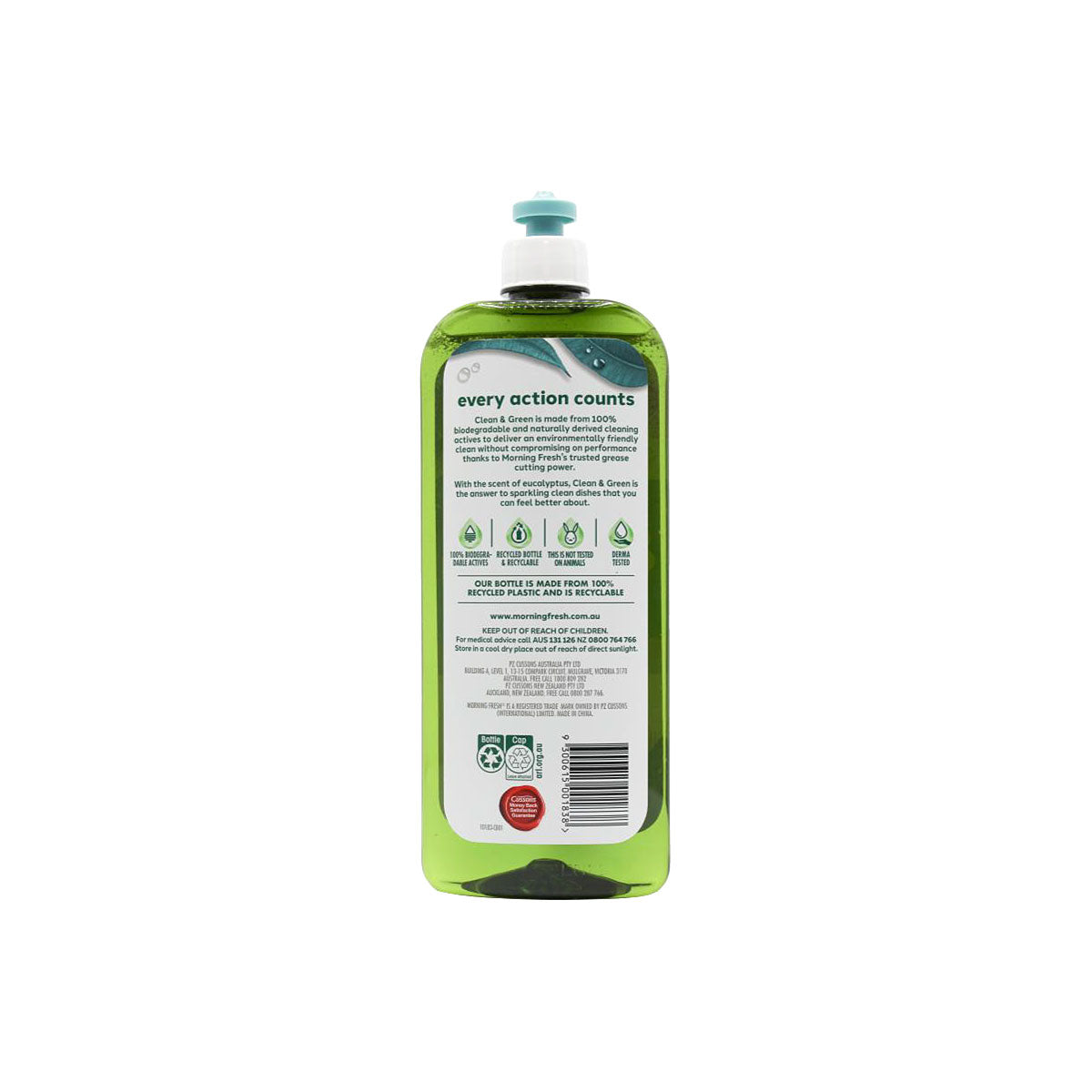 Morning Fresh Ultra Dishwashing Liquid Clean & Green 650mL