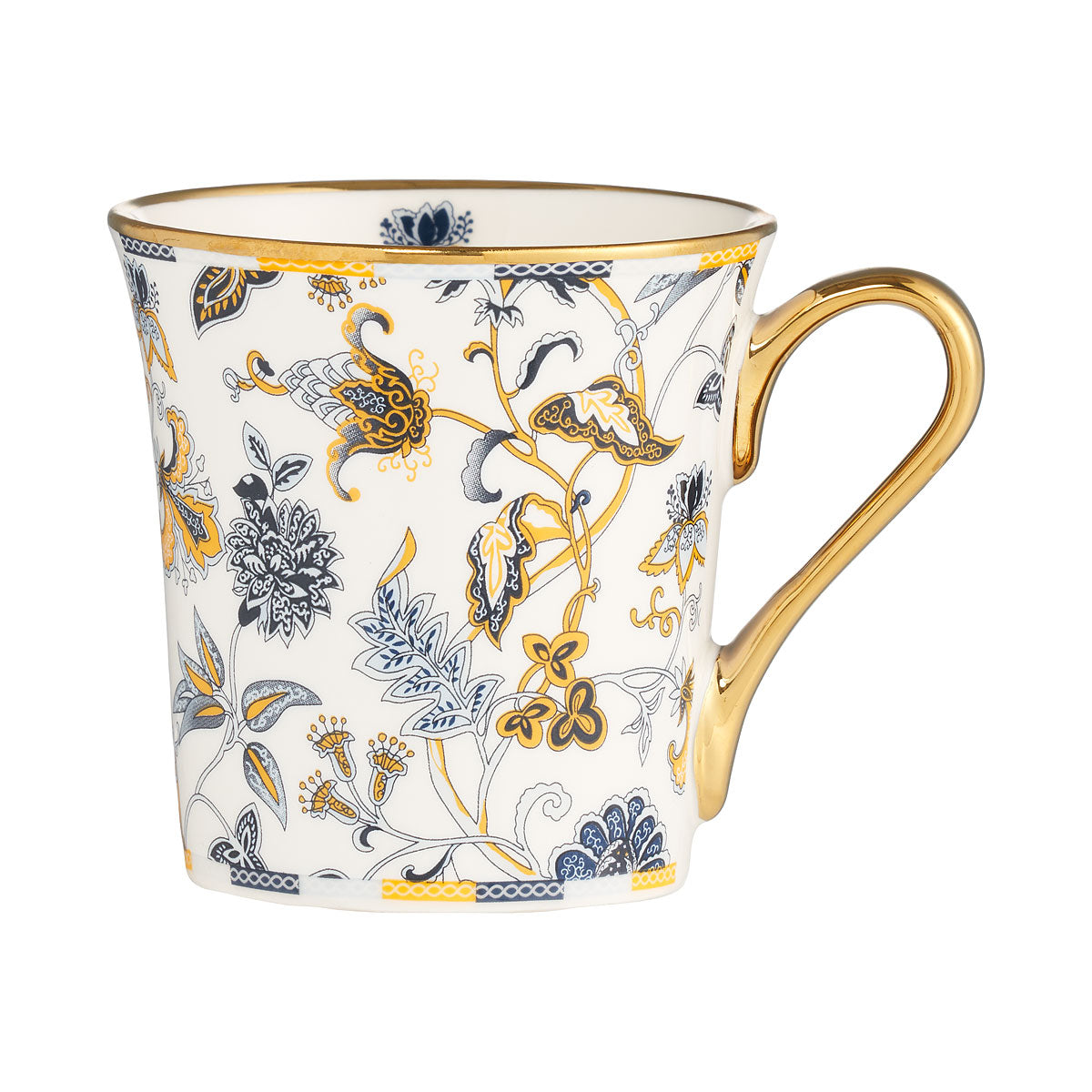 Oriental Flowers Mug 370mL Assorted