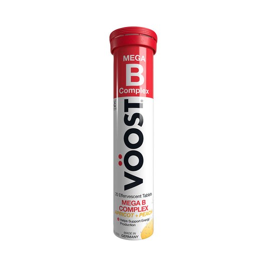Voost Mega B Apricot & Peach Effervescent Tablets 20pk