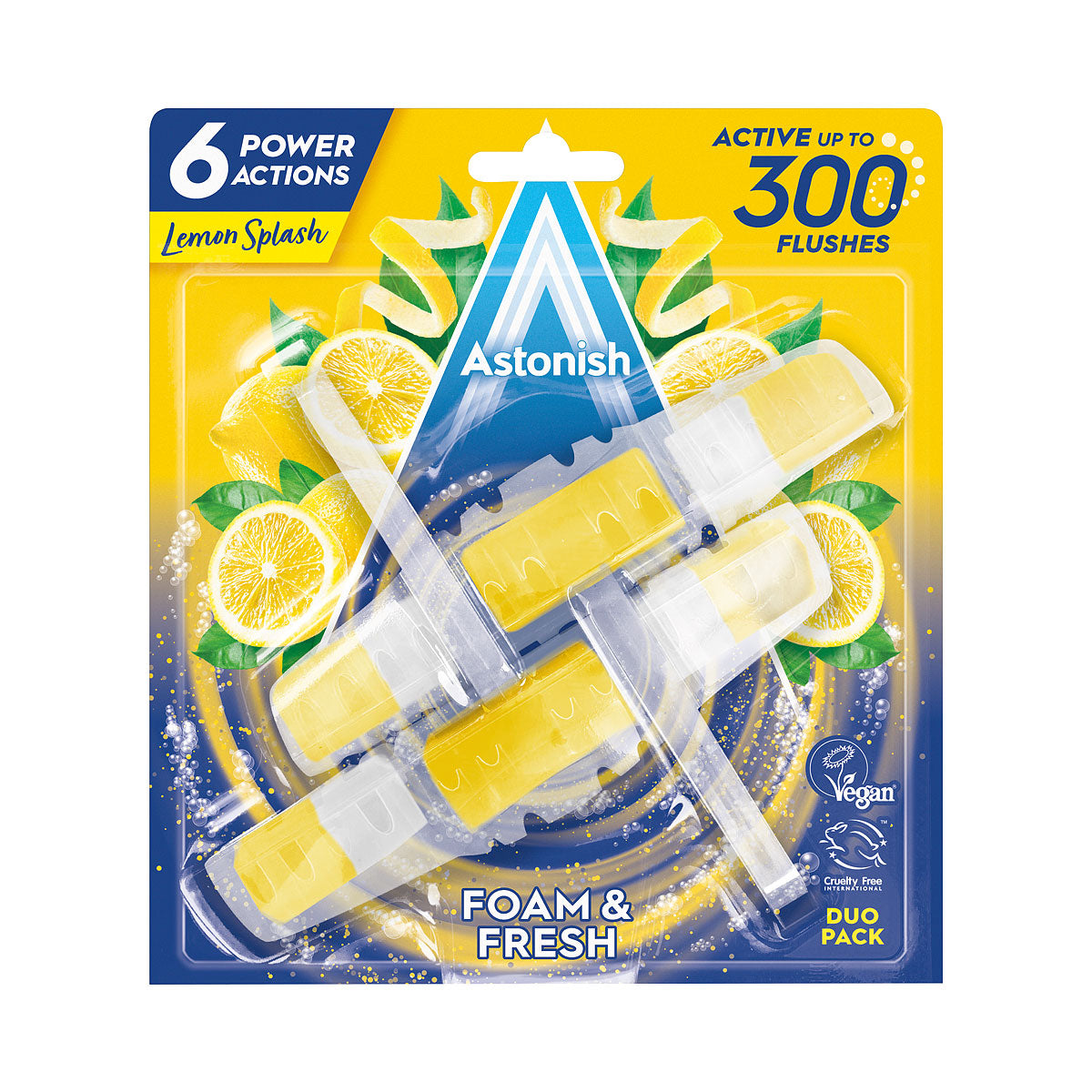 Astonish Cage Foam & Fresh Lemon 2pk