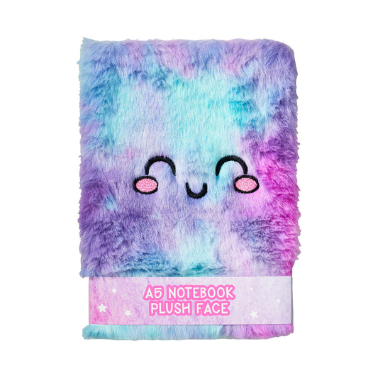 Notebook A5 Plush Faces Assorted
