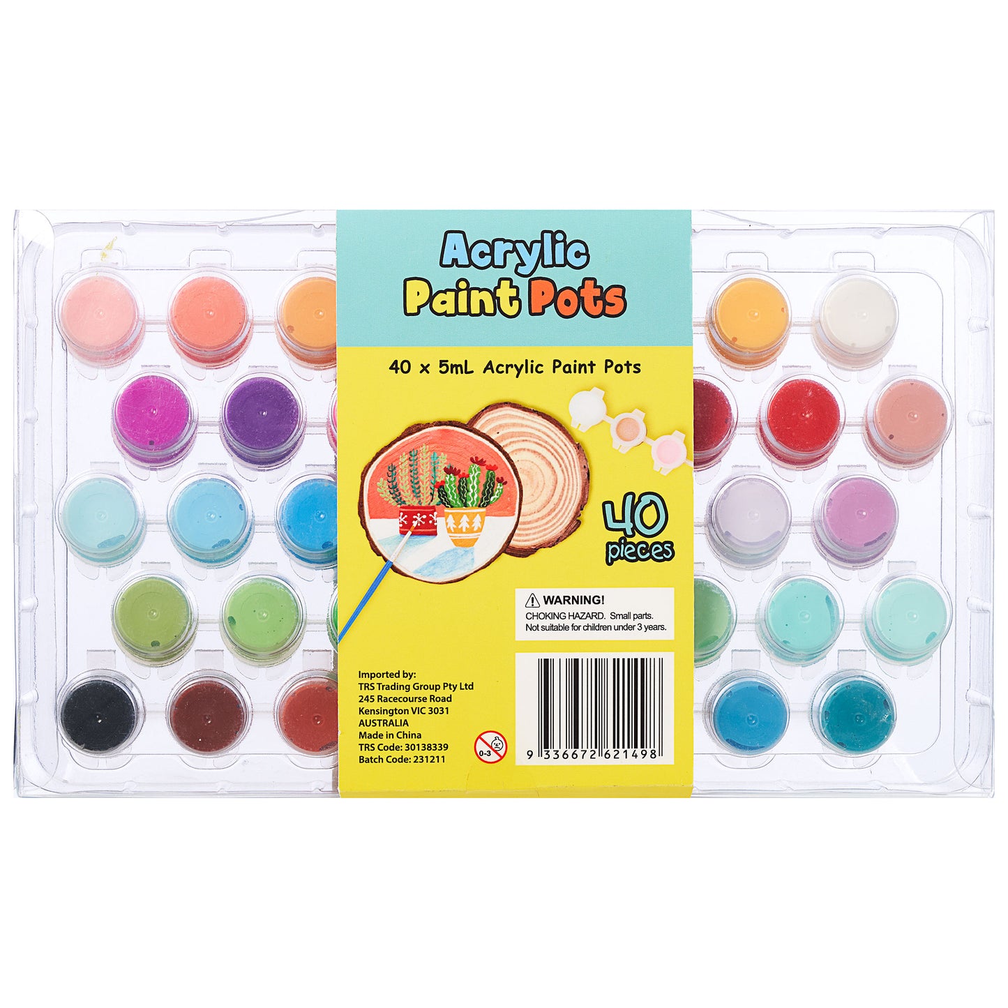 Acrylic Paint 40 Pots 5mL