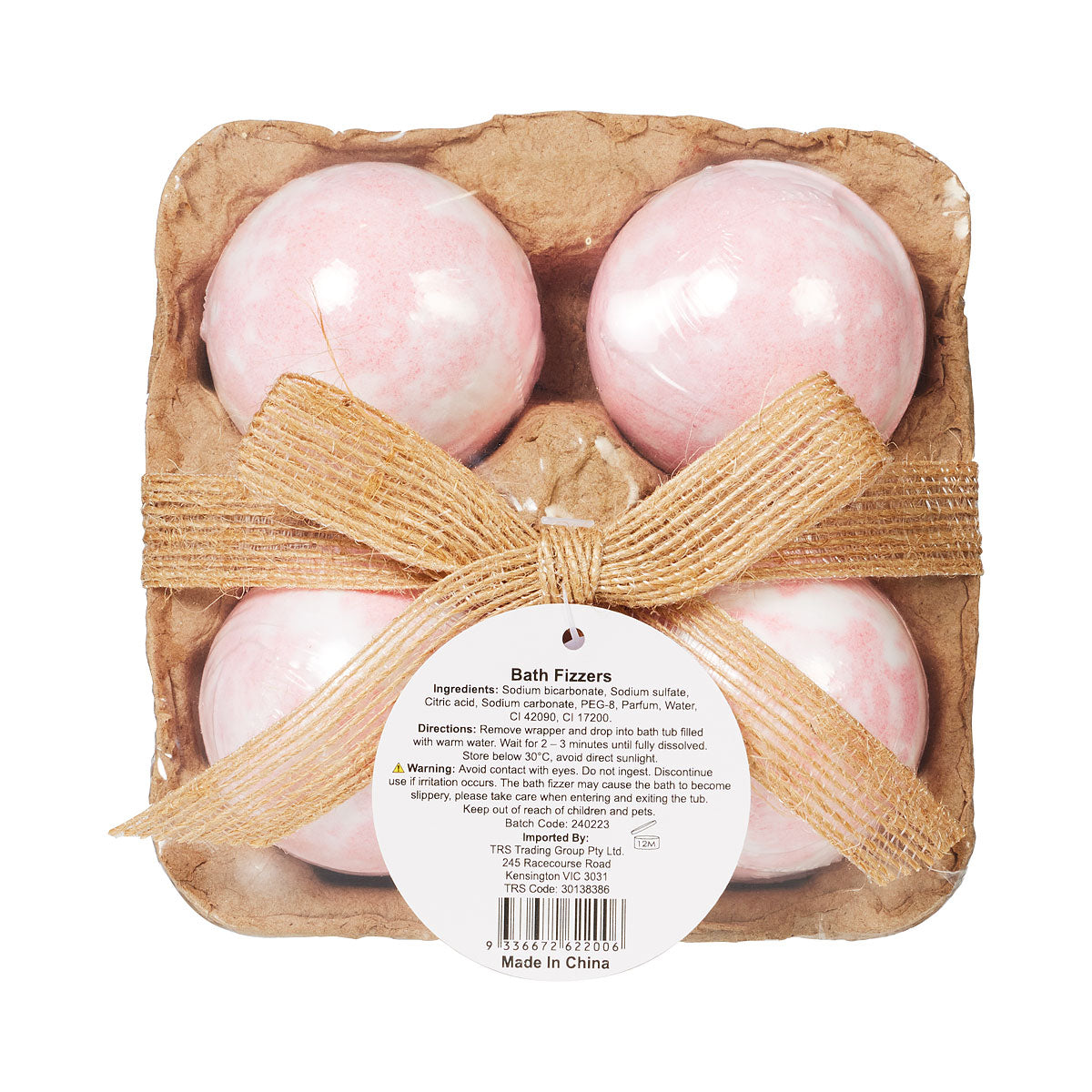 Bath Fizzers Lemon & Vanilla 4x50g