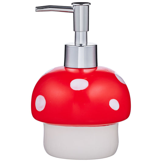 Red Mushroom Soap Dispenser