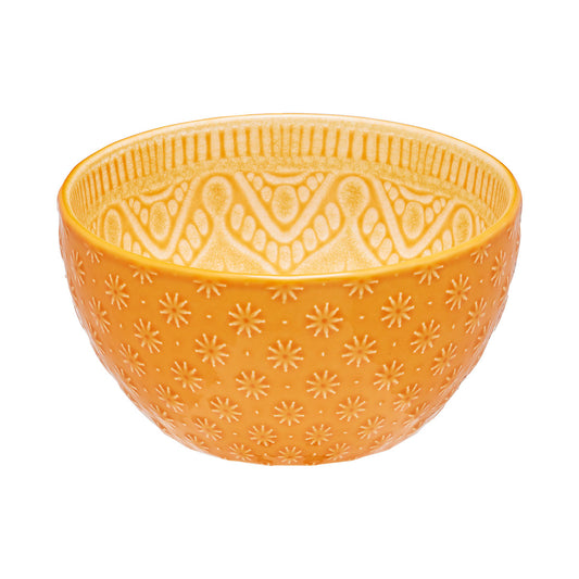 Taj Embossed Bowl 15cm Assorted