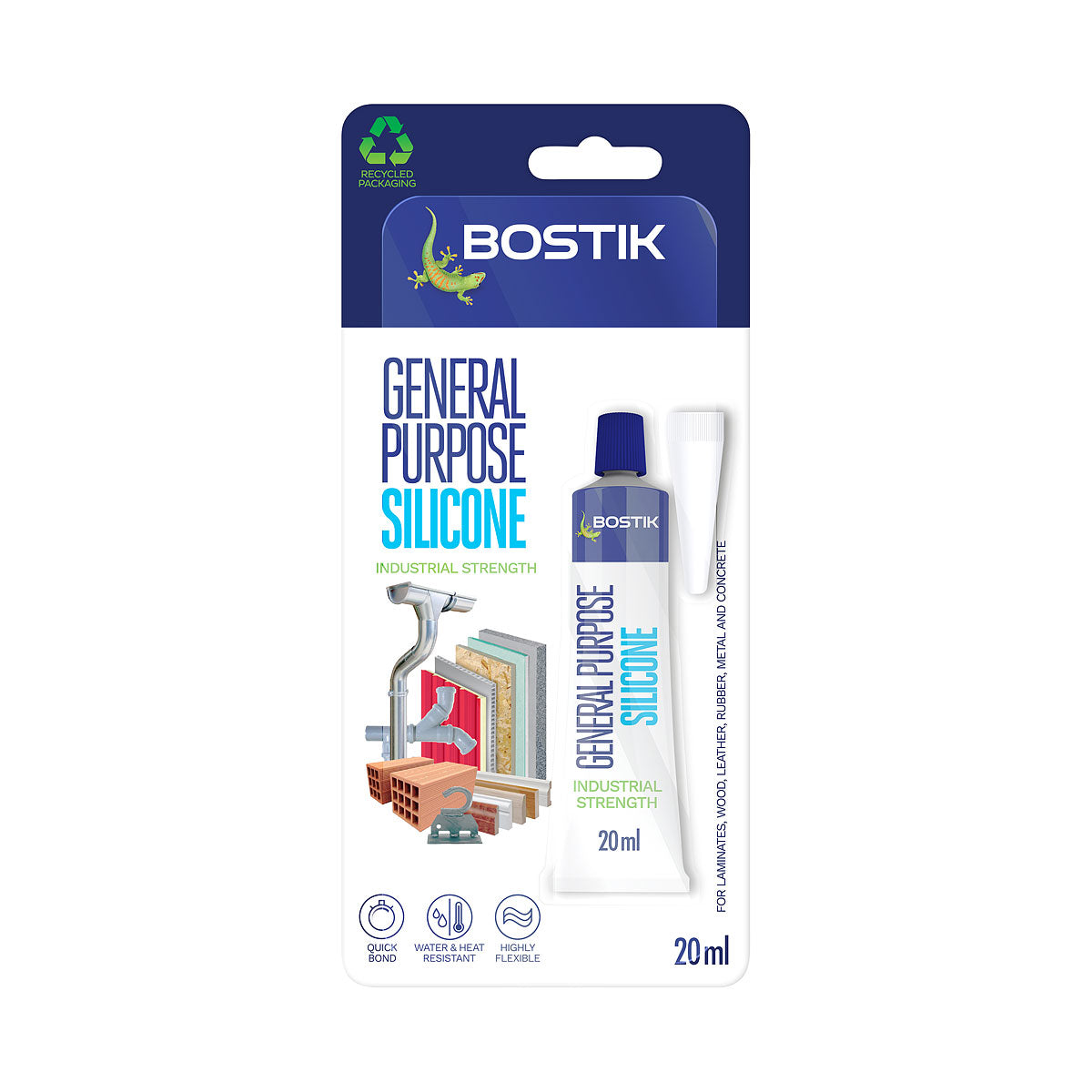 Bostik General Purpose Silicone Glue 20mL