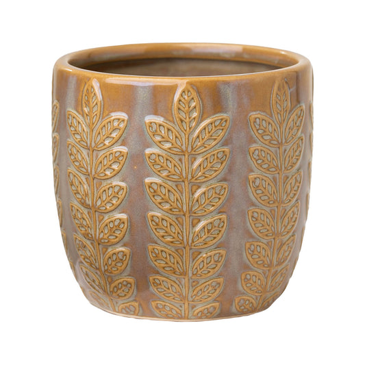 Wheat Patterned Ceramic Pot Assorted