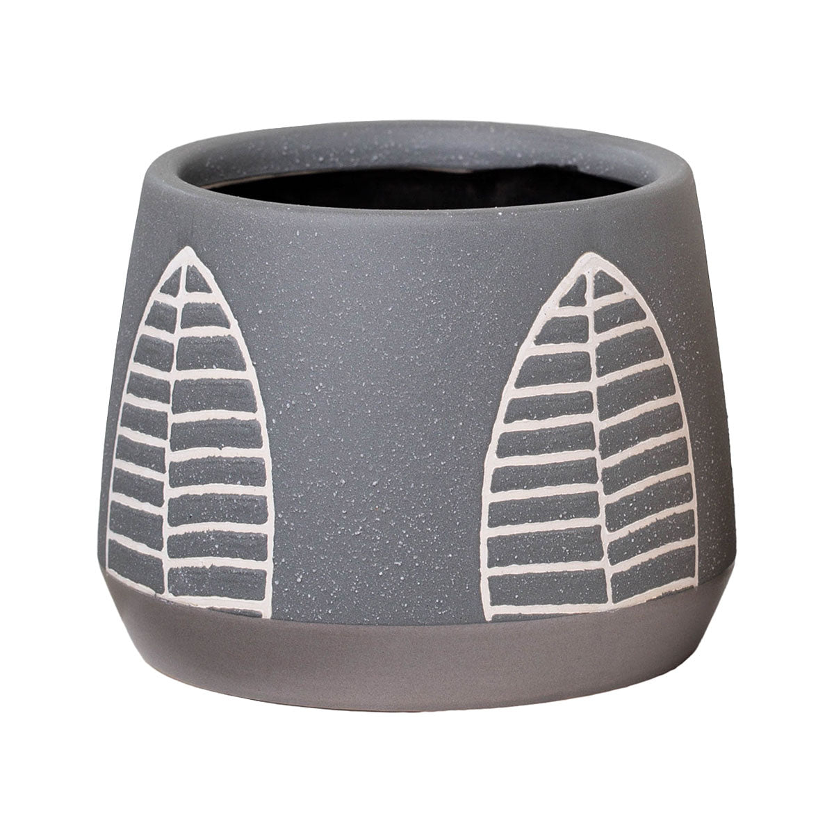 Ceramic Pot Geometric Design Assorted