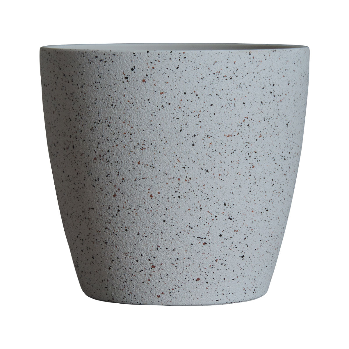Nova Round Stone-Look Plastic Pot Assorted