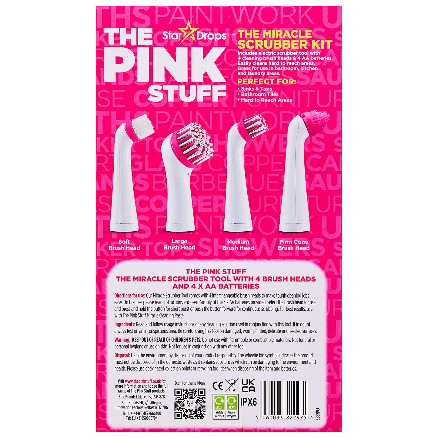 The Pink Stuff Mircale Scrubber Kit