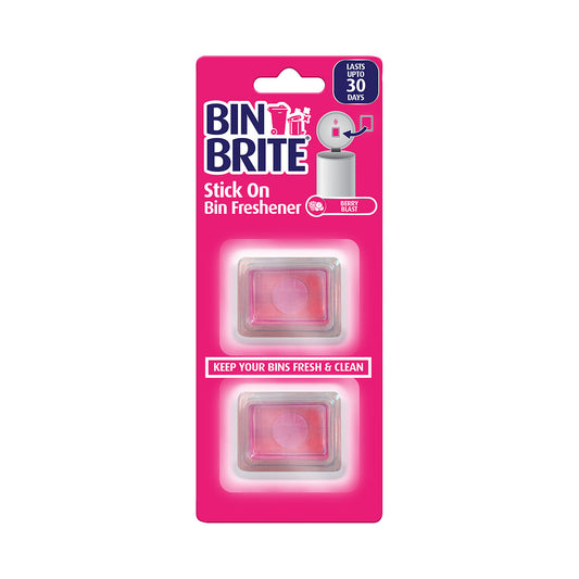 Bin Brite Stick On Bin Freshener 2pk Assorted