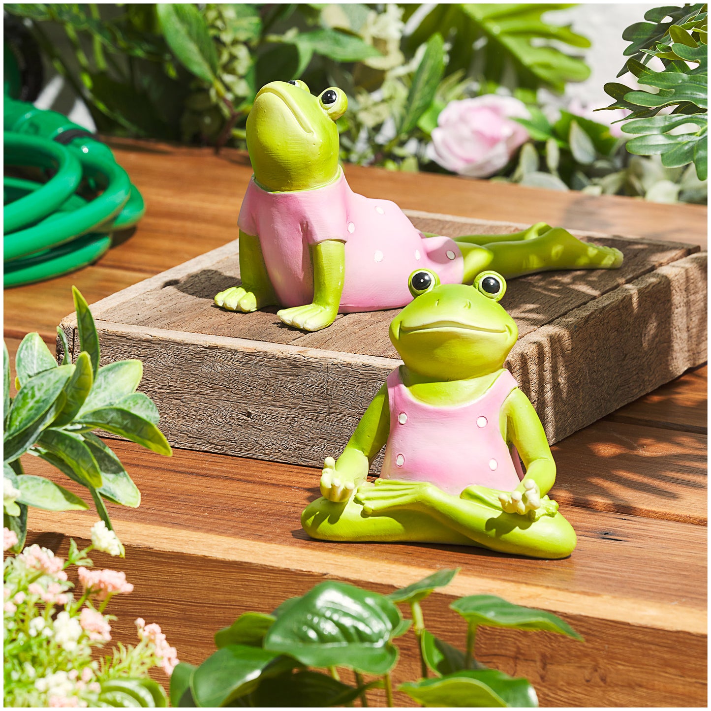 Yoga Frog Garden Ornament Assorted