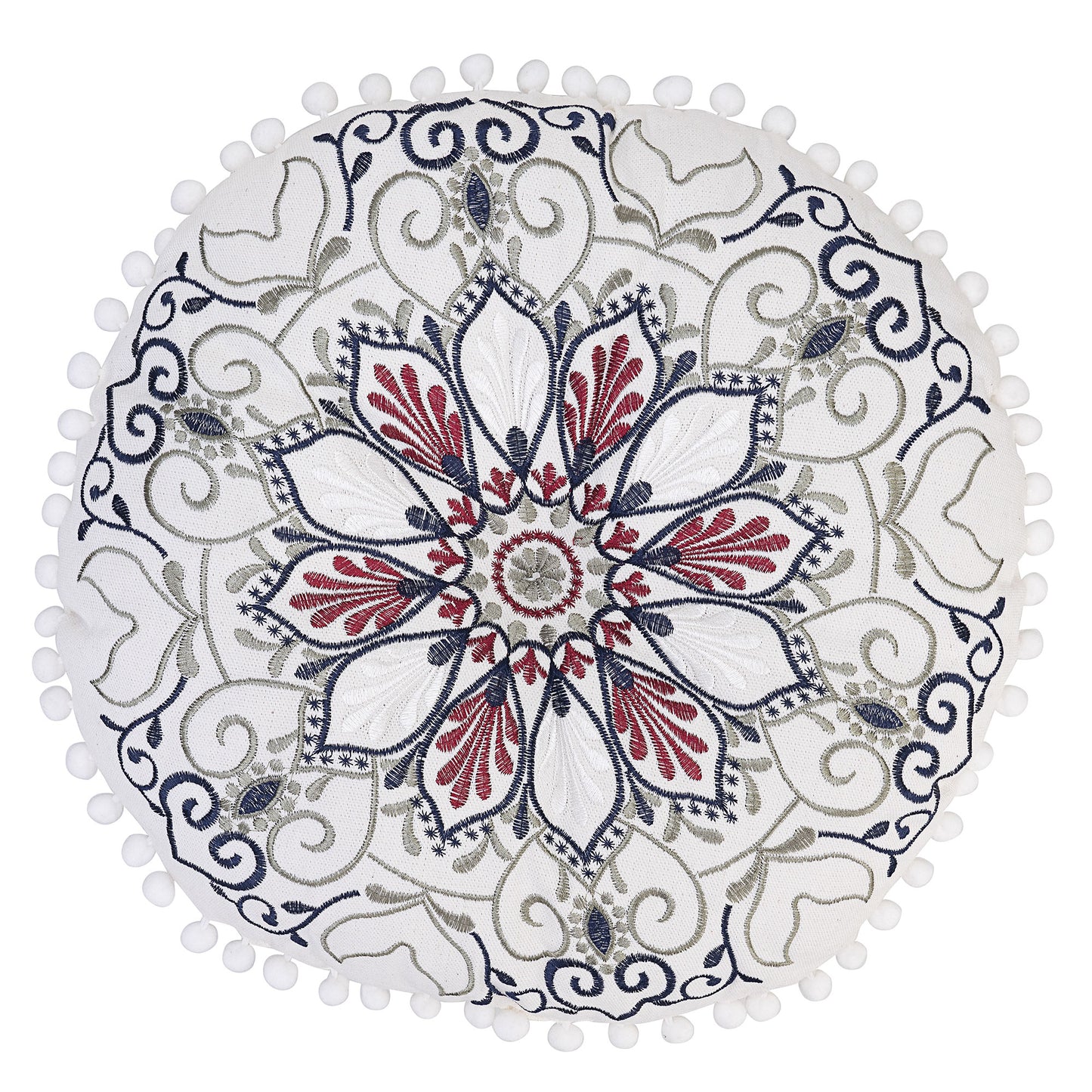 Mandala Embroidered Cushion Assorted