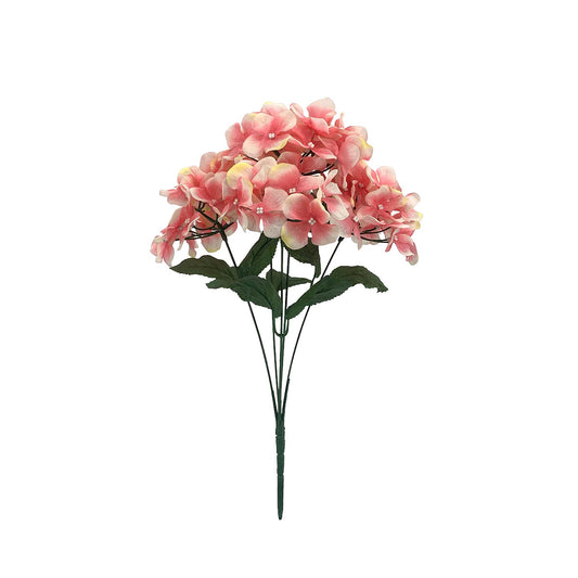 Faux Hydrangea Bunch Pink/Blue