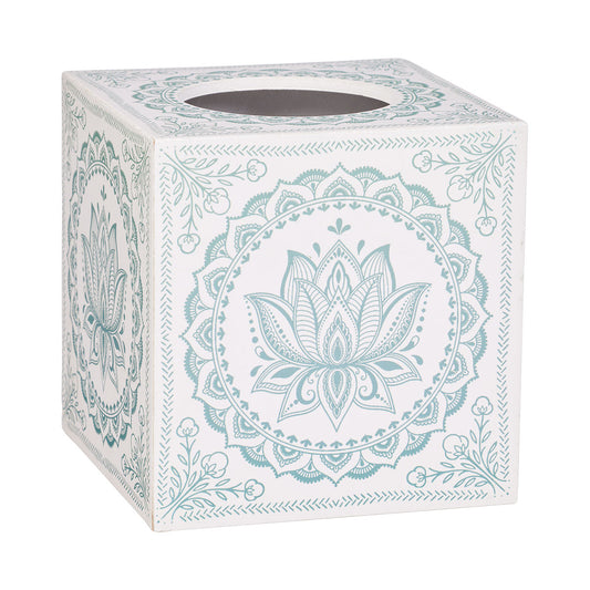 Mandala Square Tissue Box