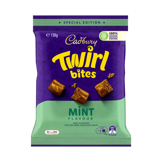 Cadbury Twirl Mint Bites 130g