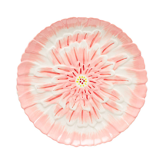 Garden Flower 3D Plate 23cm Assorted