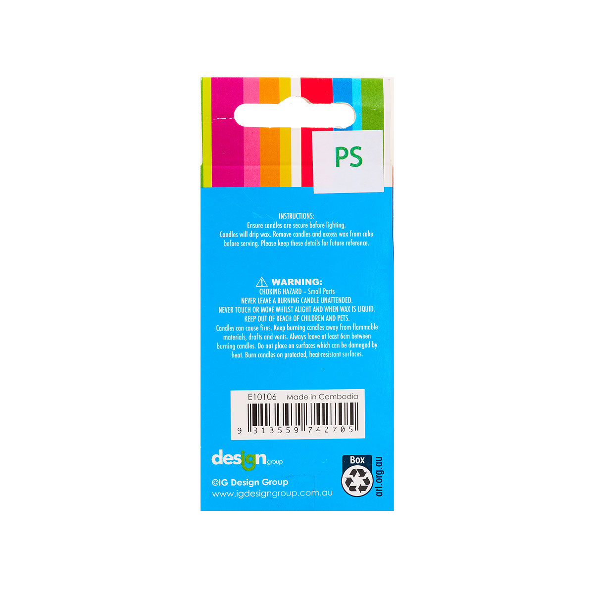 Artwrap Number 1 Candle Gold