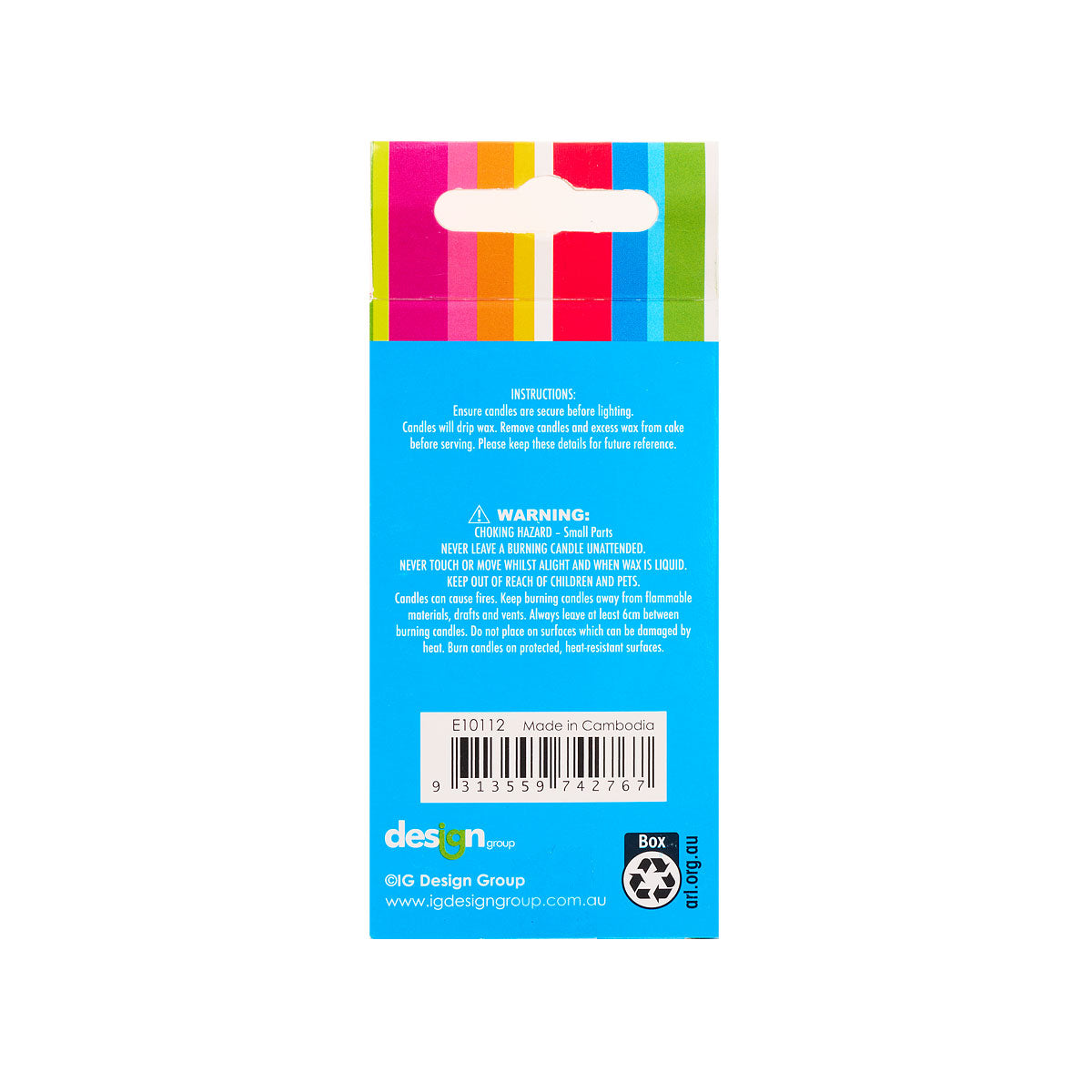 Artwrap Number 7 Candle Gold