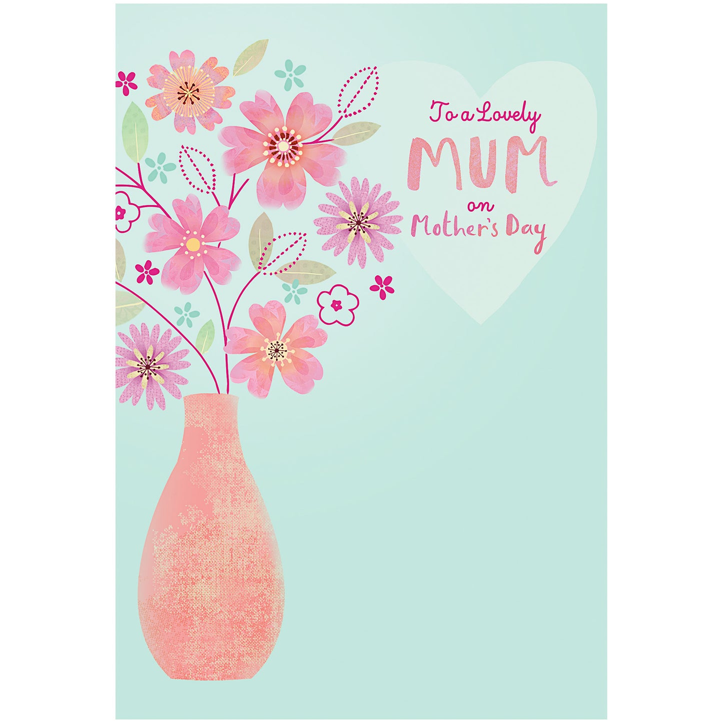 Mother's Day Card Flower Vase