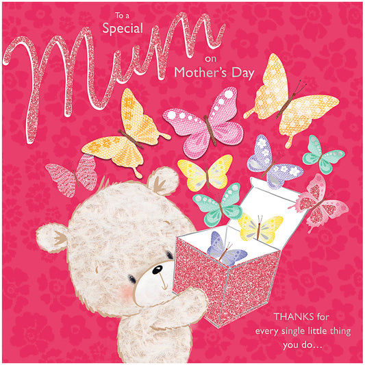 Mother's Day Card Mum Hugsworth Bear