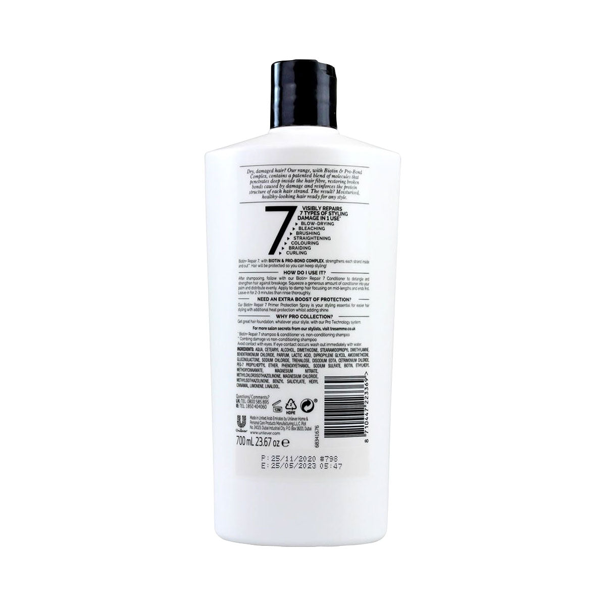 Tresemme Biotin and Repair 7 Hair Conditioner 700mL