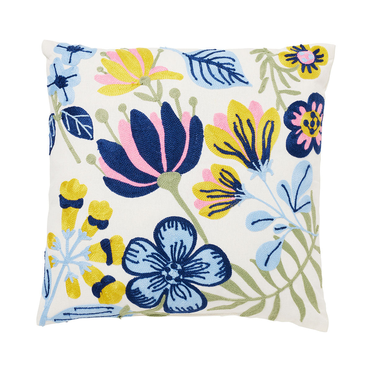 Bold Embroidered Cushion 45cm Assorted