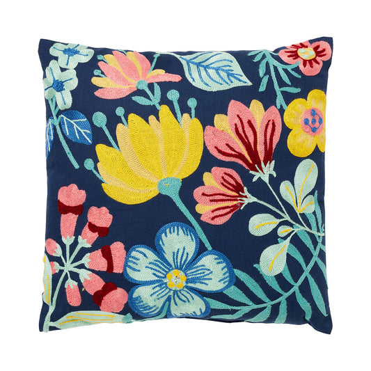 Bold Embroidered Cushion 45cm Assorted