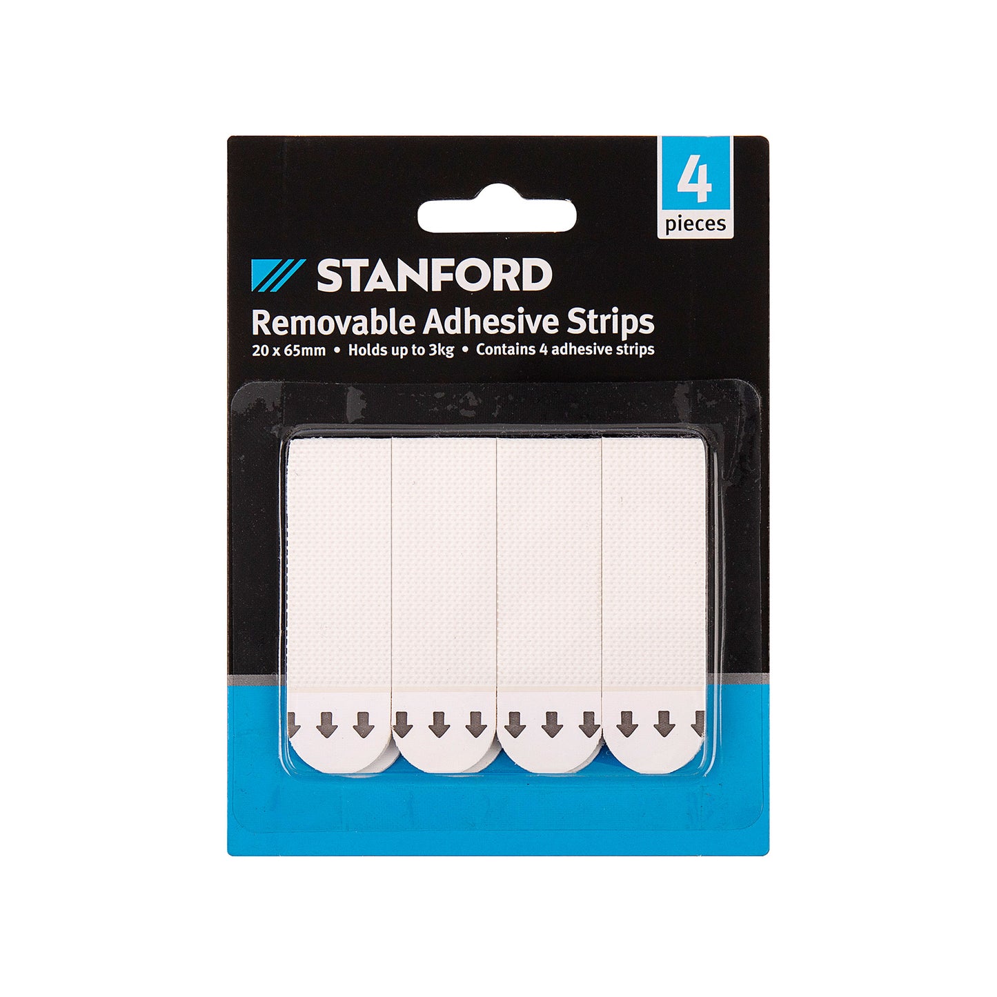Stanford Removable Sticky Strips 4pk