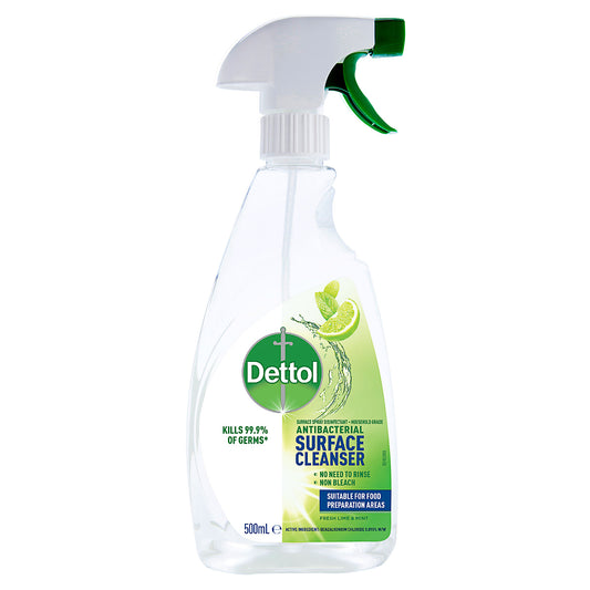 Dettol Surface Cleanser Spray Lime 500mL