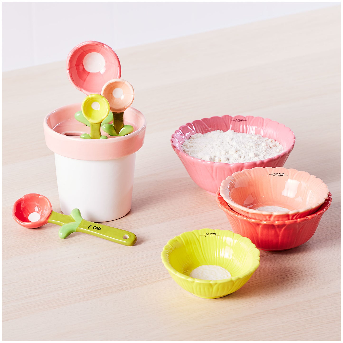 Flower Pot Measuring Spoons